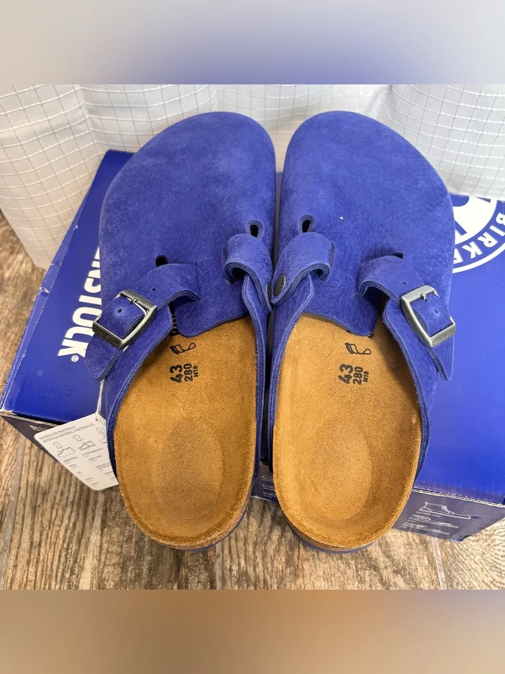 Birkenstock Boston Clog Indigo Blue EU 43 Mens 10